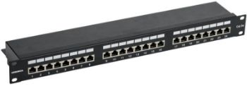 Изображение Патч-панель 1U кат.5е FTP 24 порта (Krone) GENERICA PP24-1UC5EF-K05-G