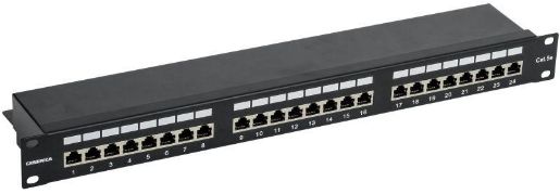Изображение Патч-панель 1U кат.5е FTP 24 порта (Krone) GENERICA PP24-1UC5EF-K05-G