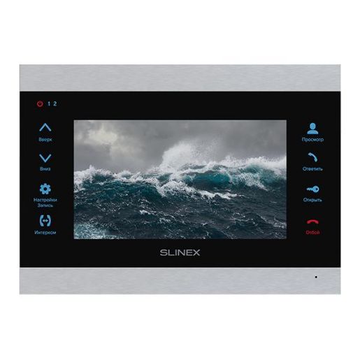 Изображение Видеодомофон SL-07МHD серебр./черн. Slinex ПО-00002222