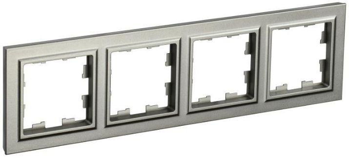 Изображение Рамка 4-м BRITE РУ-4-БрШ шампань IEK BR-M42-K37