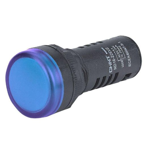 Изображение Индикатор ND16-22D/2 син. AC/DC 230В (R) CHINT 593074