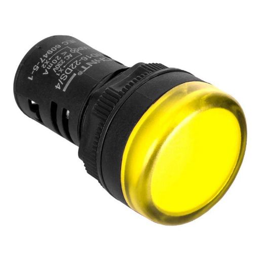 Изображение Индикатор ND16-22DS/2 желт. AC/DC 24В (R) CHINT 592939