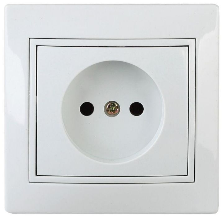 Изображение Розетка 1-м СП Plano 1-201-01 16А IP20 250В 2P бел. Intro Б0053859