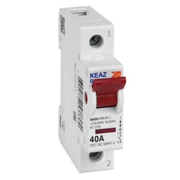Изображение Выключатель нагрузки модульный OptiDin BM63PL-140-УХЛ3 (ВМ63PL) КЭАЗ 328157