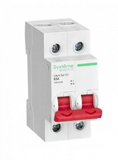 Изображение Выключатель нагрузки 2п 63А 400В City9 Set SE C9S16263