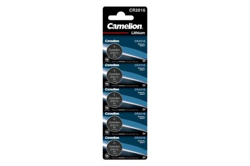 Изображение Элемент питания литиевый CR2016 BL-5 (блист.5шт) Camelion 1593