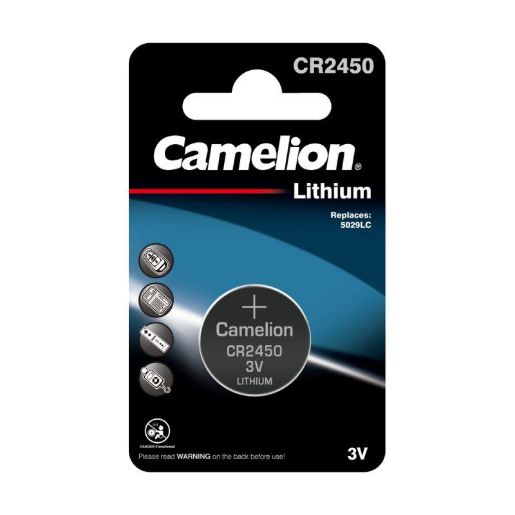Изображение Элемент питания литиевый CR2450 BL-1 (блист.1шт) Camelion 3072