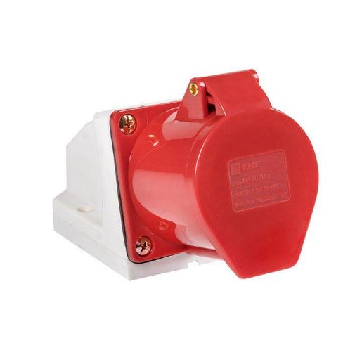 Изображение Розетка наружн. уст. 16А 3P+PE IP44 (114) EKF ps-114-16-380