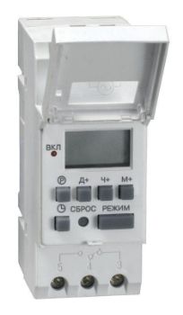 Изображение Таймер цифровой ТЭ15 16А 230В на DIN-рейку IEK MTA10-16
