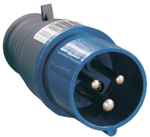 Изображение Вилка эл. каб. 16А 2P+PE 16А 220В IP44 ССИ-013 IEK PSR01-016-3