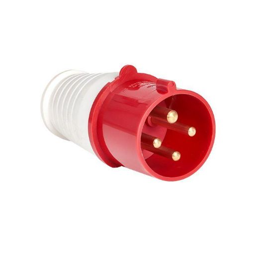 Изображение Вилка переносная 014 16А 3P+PE 380В IP44 EKF ps-014-16-380