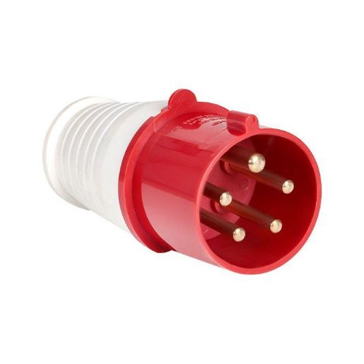 Изображение Вилка переносная 025 32А 3P+PE+N 380В IP44 EKF ps-025-32-380