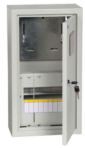 Изображение Корпус металлический ЩУРн-1/9 (470х260х145мм) IP31 TITAN IEK MKM22-N-09-31-ZO