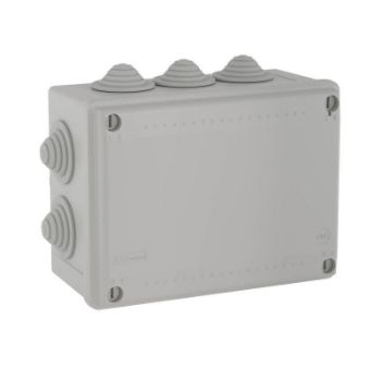 Изображение Коробка распределительная ОП 190х140х70мм IP55 10 каб. ввод DKC 54100