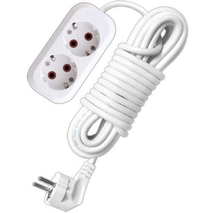 Изображение Удлинитель 2х5м с заземл. 10А IP20 У10-553 ПВС 3х0.75 UNIVersal 553-05