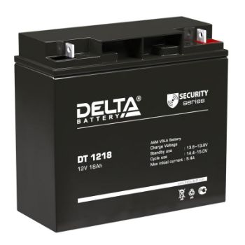 Изображение Аккумулятор ОПС 12В 18А.ч Delta DT 1218
