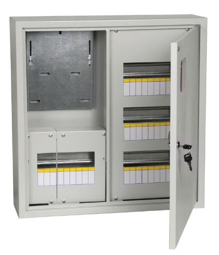 Изображение Корпус металлический ЩУРн-3/36 (560х550х165мм) IP31 TITAN IEK MKM32-N-36-31-ZO