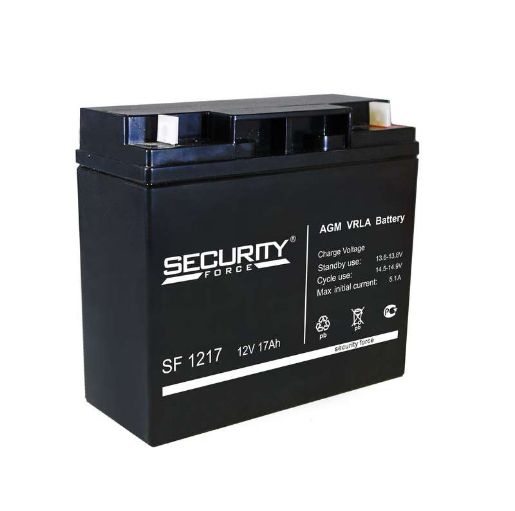 Изображение Аккумулятор ОПС 12В 17А.ч Security Force SF 1217
