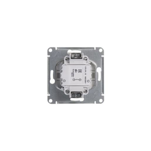 Изображение Кнопка нажимная 1-кл. СП Glossa 10А IP20 (сх. 1) 10AX механизм бел. SE GSL000115