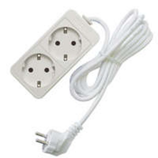Изображение Удлинитель 2х3м с заземл. 16А IP20 3.5кВт ПВС Союз 481S-6203