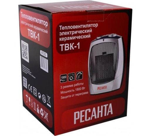 Изображение Тепловентилятор ТВК-1 1.8кВт Ресанта 67/2/3