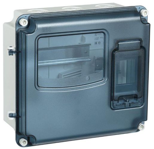 Изображение Корпус ЩУРн-П 1/3 Krepta 5 IP66 PC пластик. IEK MSP1-N-03-55
