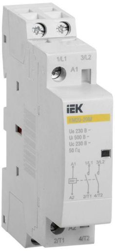 Изображение Контактор модульный КМ20-20М AC IEK MKK11-20-20