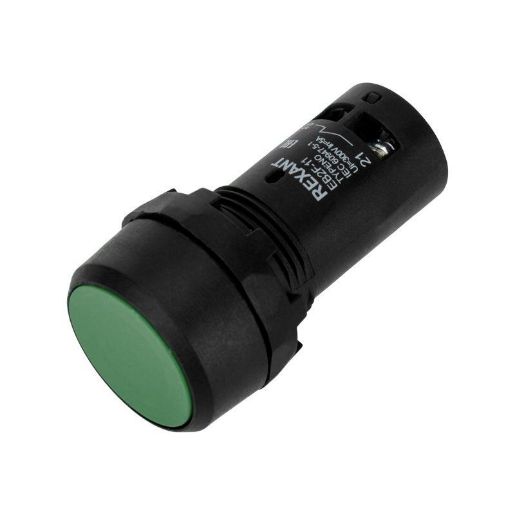 Изображение Кнопка EB22 возвратная зел. NO+NC 230 В Rexant 36-5531