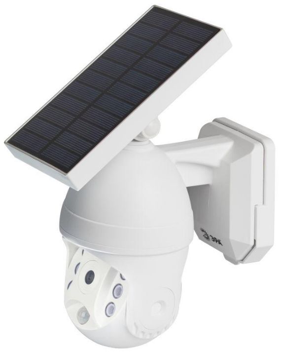 Изображение Светильник светодиодный "Камера" ERAFS012-10 6LED 8х24см фасадный на солнечн. батарее с датчиком движения ЭРА Б0057600