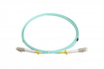 Изображение Патч-корд FC-D2-503-LC/PR-LC/PR-H-2M-LSZH-AQ волоконно-оптический(шнур) MM 50/125(OM3) LC-LC duplex 10G/40G LSZH 2м Hyperline 34454