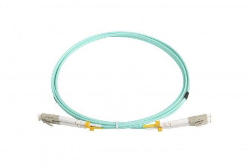 Изображение Патч-корд FC-D2-503-LC/PR-LC/PR-H-2M-LSZH-AQ волоконно-оптический(шнур) MM 50/125(OM3) LC-LC duplex 10G/40G LSZH 2м Hyperline 34454