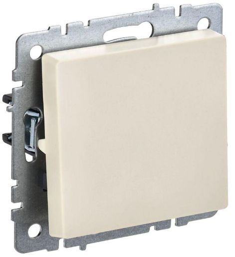 Изображение Выключатель проходной 1-кл. СП BRITE ВС10-1-6-БрКр 10А беж. IEK BR-V12-0-10-K10