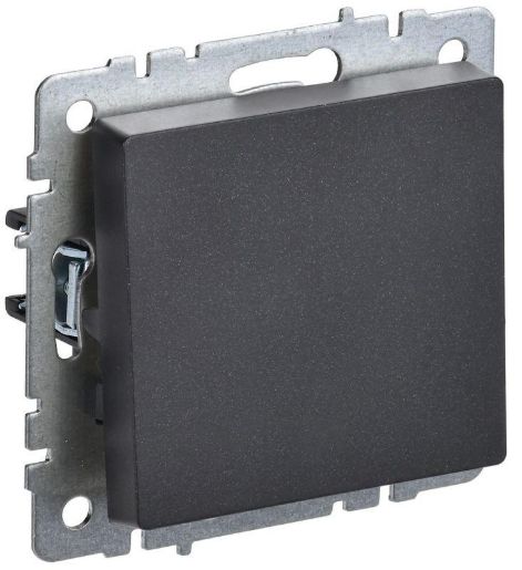 Изображение Выключатель проходной 1-кл. СП BRITE ВС10-1-6-БрЧ 10А черн. IEK BR-V12-0-10-K02