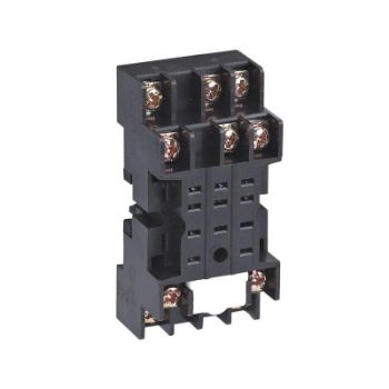 Изображение Колодка CZY08A-02 для реле JZX-22F(B)/2Z NJX-13FW(B)/2ZS JZX-18F(L)/2Z 2 контакта CHINT 285974