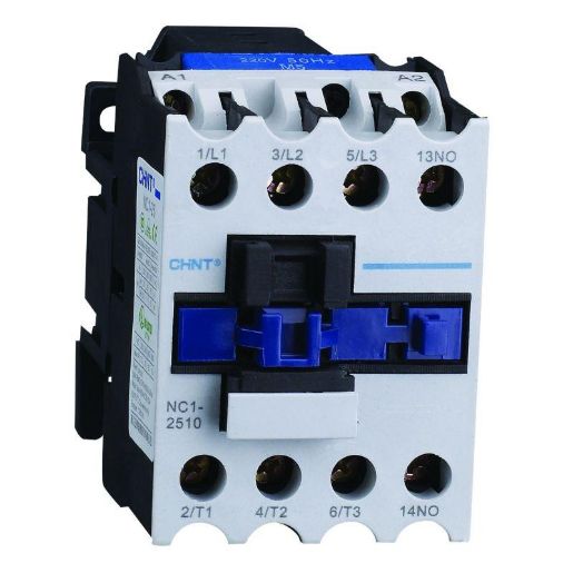 Изображение Контактор NC1-2508 25А 2НО+2НЗ 24В 50Гц (R) CHINT 221821