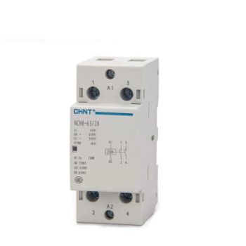 Изображение Контактор модульный NCH8-63/20 63А 2НО AC 220/230В 50Гц (R) CHINT 256093