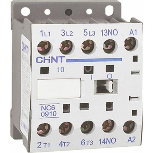 Изображение Контактор NC6-0610 6А 230В 50Гц 1НО (R) CHINT 247440