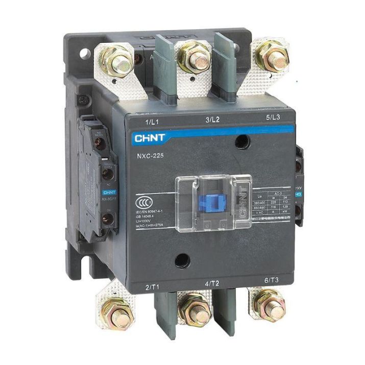 Изображение Контактор NXC-225 225А 220В/АС3 2НО+2НЗ 50Гц (R) CHINT 836523