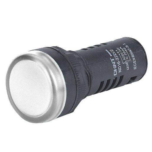 Изображение Индикатор ND16-22D/2 бел. AC/DC 230В (R) CHINT 593073