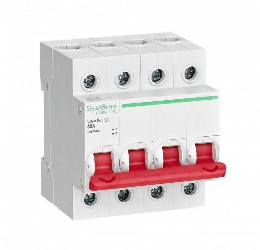 Изображение Выключатель нагрузки 4п 63А 400В City9 Set SE C9S16463