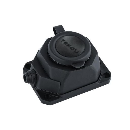 Изображение Колодка удлинителя 1-м 16А с заземл. каучук TOKOV ELECTRIC TKE-C05-KK1-Z