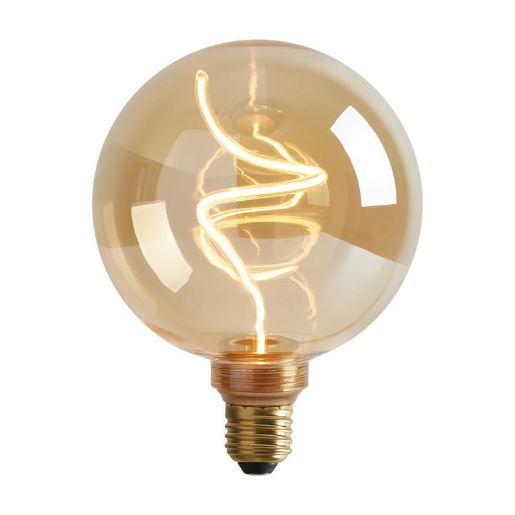 Изображение Лампа светодиодная филаментная Loft 271 G125 5Вт 1800К E27 DIM Voltega 8558