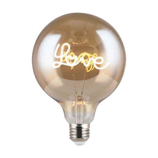 Изображение Лампа светодиодная филаментная Loft 271 G125 4Вт 2700К E27 Voltega 8522