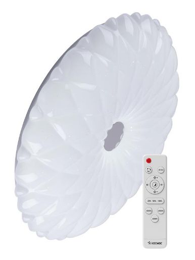Изображение Светильник светодиодный PREMIUM ASTRA 55Вт 230В 3000-6500К 4400лм IP40 385х90мм настенно-потолочный управляемый с пультом ДУ КОСМОС KSAstr55W
