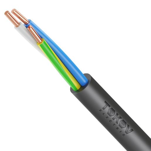 Изображение Кабель TOKOV ELECTRIC ВВГнг(А)-LS 3х2.5 ОК (N PE) 0.66кВ (м) УТ000028398