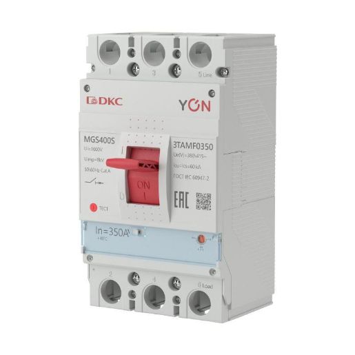 Изображение Выключатель автоматический MGS400 3P 280-350A 60kA YON MGS400S-3TAMF0350