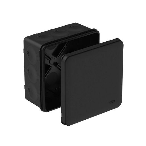 Изображение Коробка распределительная MultiBox IP66 100х100х50 DIY (со стикером) черн. SE IMT352981
