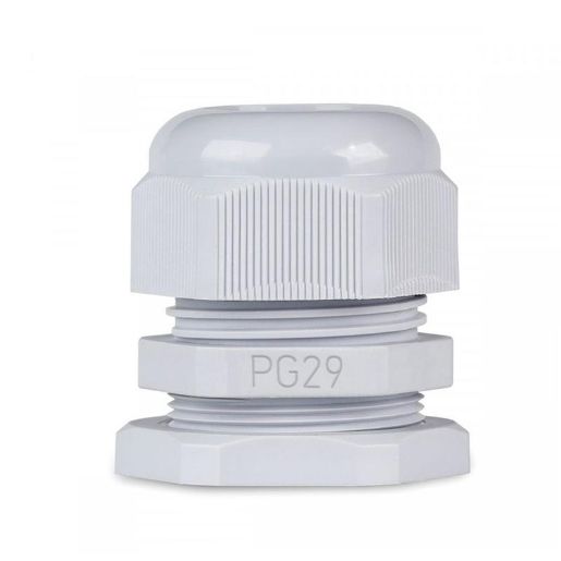 Изображение Ввод кабельный (сальник) PG-29 IP68 сер. TOKOV ELECTRIC TKE-PG-29-G