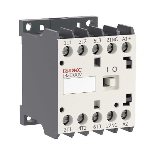 Изображение Миниконтактор YON DMC009 9A 4кВт AC3 3P кат. 220В AC 1НО YON DMC009-3C10A230