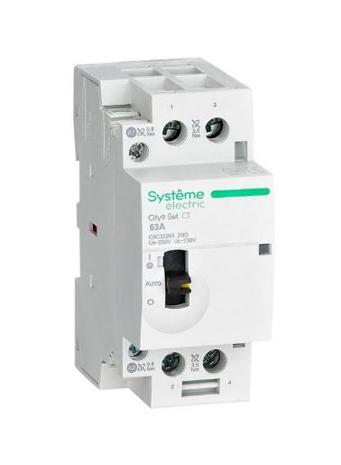 Изображение Контактор 2п City9 Set 2НО 63А AC 230В-230В SE C9C32263